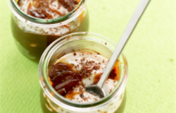 Avocado Pudding with Chocolate Sauce Recipe